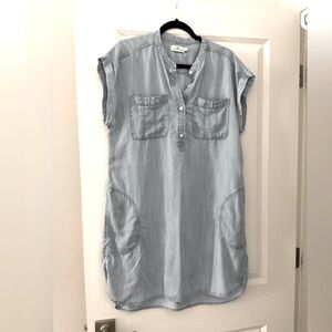VINEYARD VINES Light Blue Denim Mini Dress
